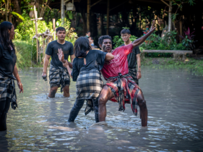 Bali Mud Wrestling Game