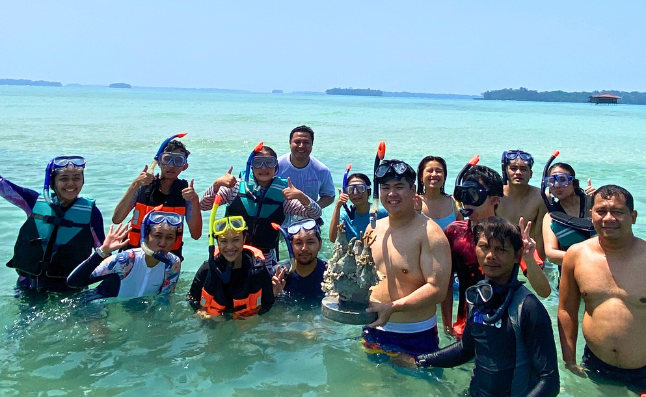 Coral Restoration, Pulau Kelapa, Kepulauan Seribu