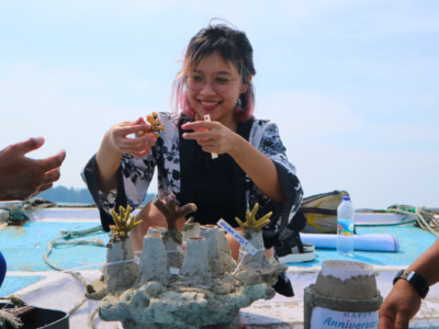 Coral Restoration, Pulau Kelapa, Kepulauan Seribu