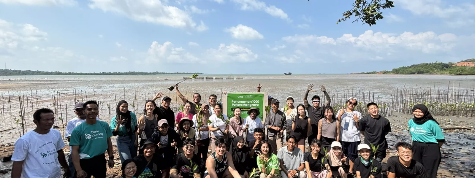 KEGIATAN WISATA BERDAMPAK KOMUNITAS DOMPAK - BINTAN BUMI JOURNEY, GRAB, & BENIH BAIK