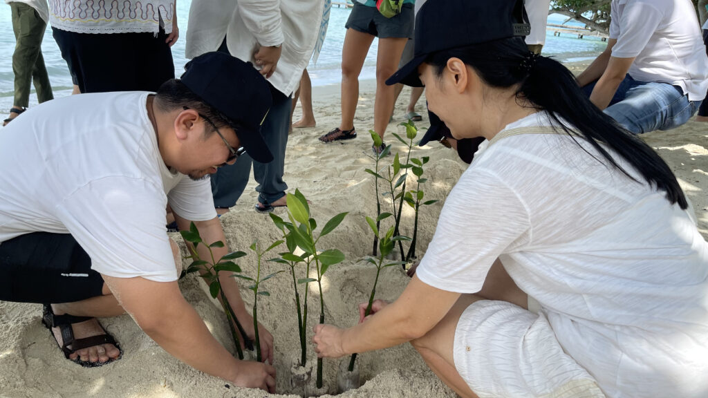 Mangrove planting di Kepulauan Seribu Jakarta